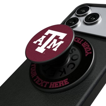 Keyscaper Texas A&M Aggies Personalized PopSockets Magnetic Phone Grip & Stand