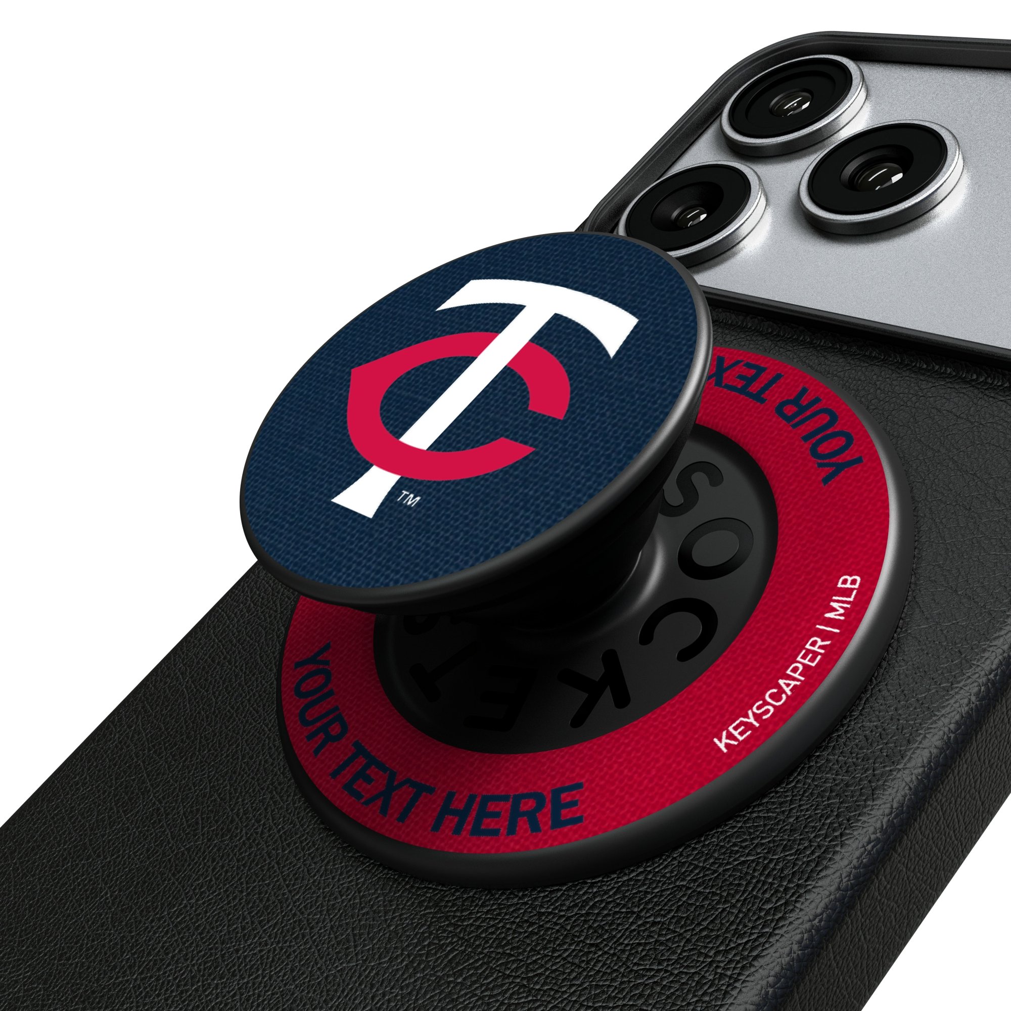 Keyscaper Minnesota Twins Personalized PopSockets Magnetic Phone Grip & Stand