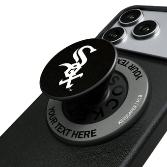 Keyscaper Chicago White Sox Personalized PopSockets Magnetic Phone Grip & Stand