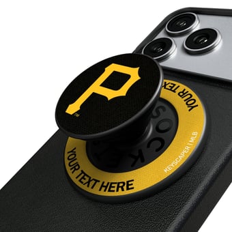 Keyscaper Pittsburgh Pirates Personalized PopSockets Magnetic Phone Grip & Stand