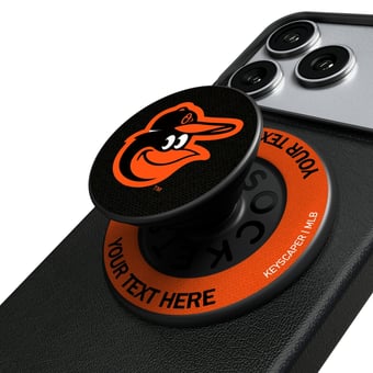 Keyscaper Baltimore Orioles Personalized PopSockets Magnetic Phone Grip & Stand