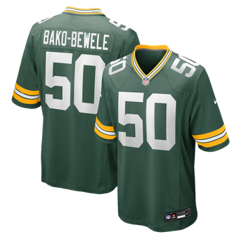 Men's Nike Zach Bako-Bewele Green Green Bay Packers Team Game Jersey