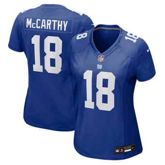 Women's Nike J.J. McCarthy Royal New York Giants Team Game Jersey