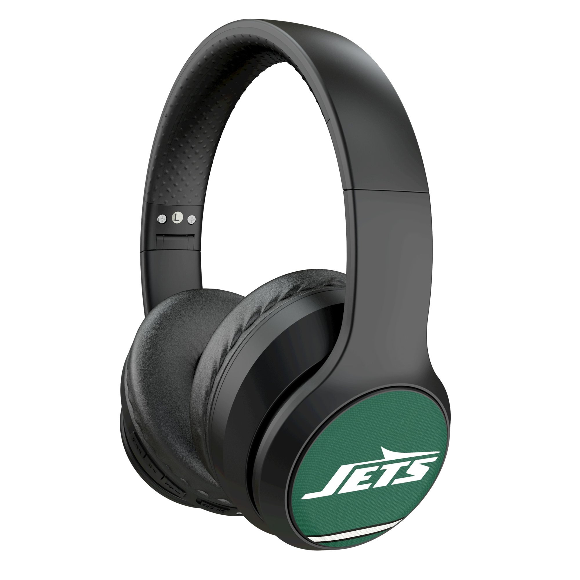 Keyscaper New York Jets Stripe Wireless Bluetooth Headphones With Case