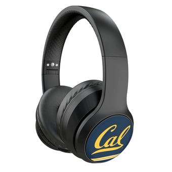 Keyscaper Cal Bears Stripe Wireless Bluetooth Headphones With Case