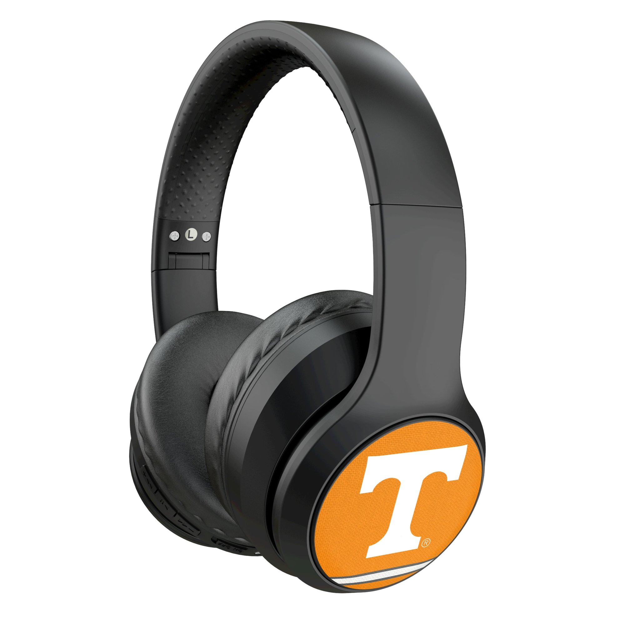 Keyscaper Tennessee Volunteers Stripe Wireless Bluetooth Headphones With Case