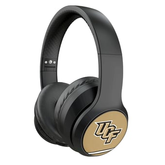 Keyscaper UCF Knights Stripe Wireless Bluetooth Headphones With Case