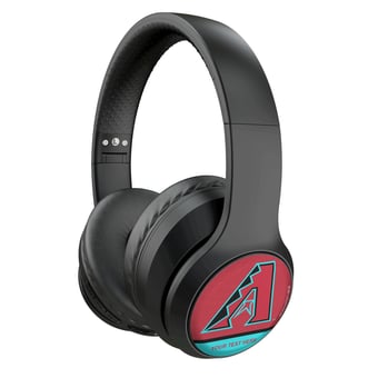 Keyscaper Arizona Diamondbacks Personalized Solid Wireless Bluetooth Headphones With Case