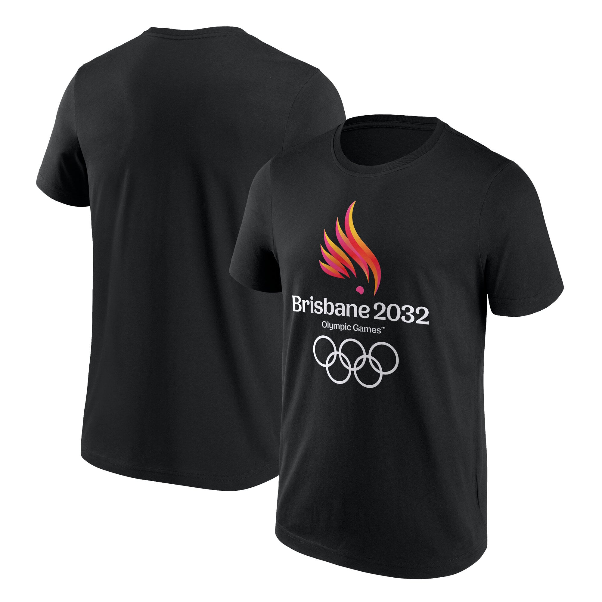 T-Shirt Brisbane 2032 Logo Principal - Noir