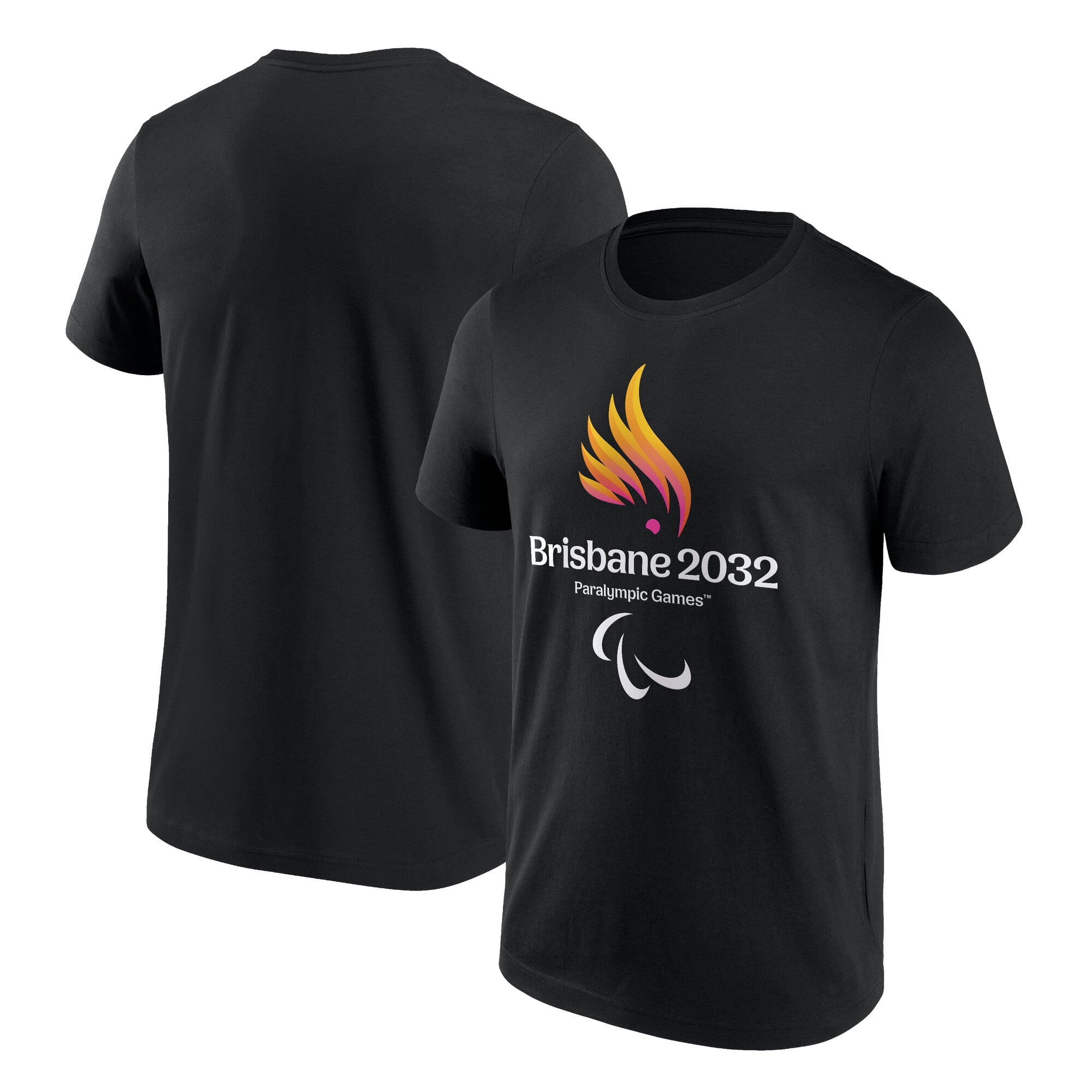 T-Shirt Brisbane 2032 Para Logo Principal - Noir