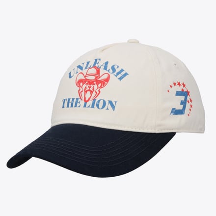 Unleash the Lion Austin Graphic Contrast Unstructured Cap - Unisex