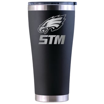 The Memory Company Black Philadelphia Eagles 30oz. STM Laser Etched Tumbler