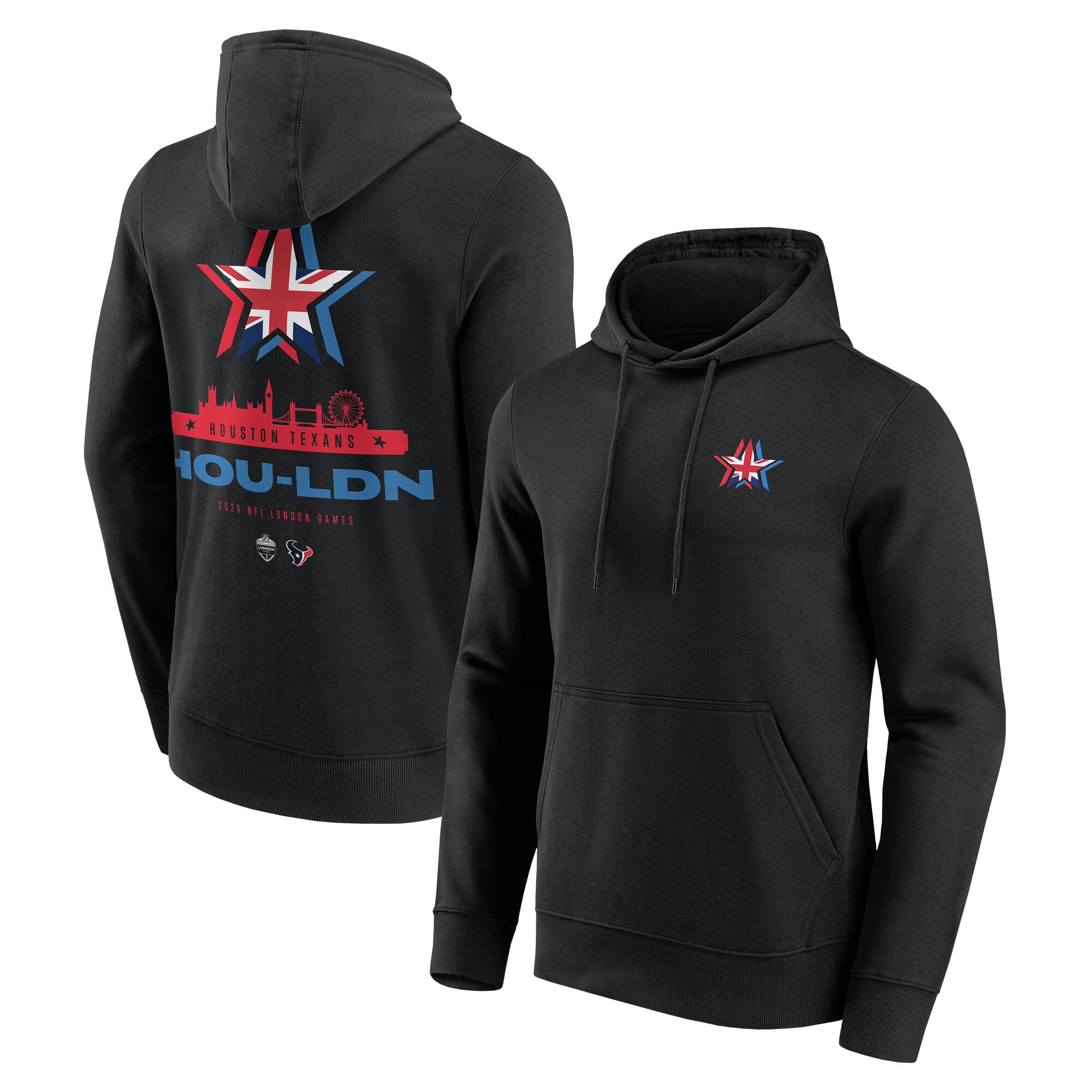 Sweat à capuche Houston Texans International City Games 2026 Hometown - London - Homme