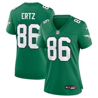 Women's Nike Zach Ertz Kelly Green Philadelphia Eagles Alternate Game Jersey