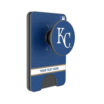 Keyscaper Kansas City Royals Personalized Solid PopSockets Magnetic Wallet