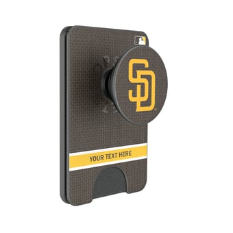 Keyscaper San Diego Padres Personalized Solid PopSockets Magnetic Wallet