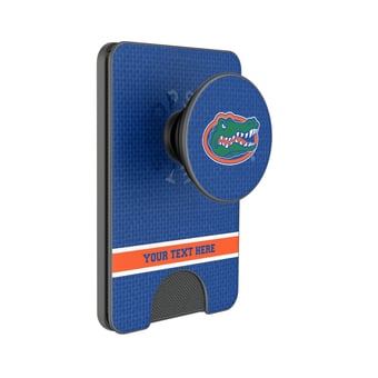 Keyscaper Florida Gators Personalized Endzone Solid PopSockets Magnetic Wallet
