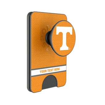 Keyscaper Tennessee Volunteers Personalized Endzone Solid PopSockets Magnetic Wallet