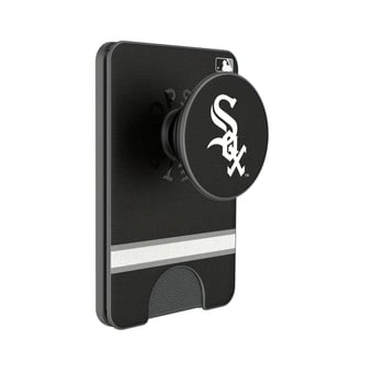 Keyscaper Chicago White Sox Stripe PopSockets Magnetic Wallet