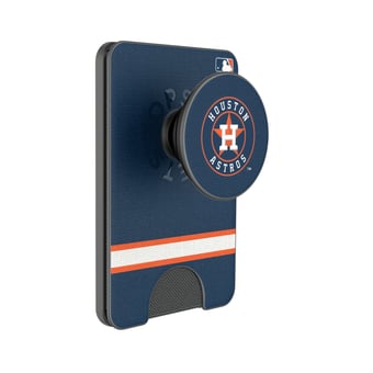 Keyscaper Houston Astros Stripe PopSockets Magnetic Wallet