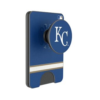 Keyscaper Kansas City Royals Stripe PopSockets Magnetic Wallet