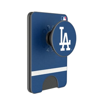 Keyscaper Los Angeles Dodgers Stripe PopSockets Magnetic Wallet