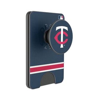 Keyscaper Minnesota Twins Stripe PopSockets Magnetic Wallet