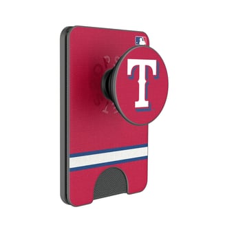 Keyscaper Texas Rangers Stripe PopSockets Magnetic Wallet