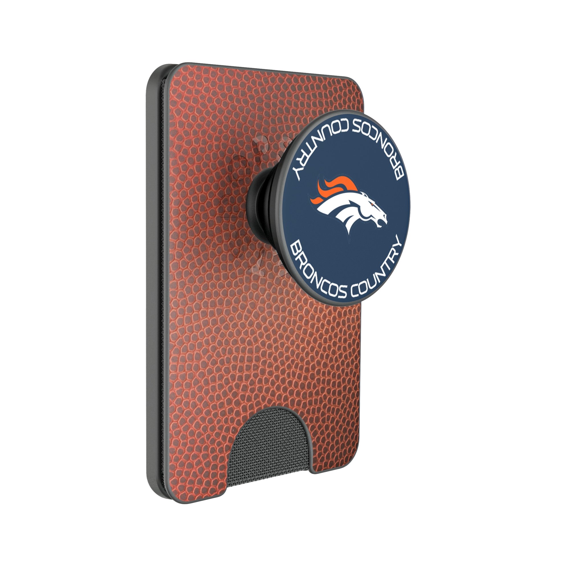 Keyscaper Denver Broncos Football PopSockets Magnetic Wallet