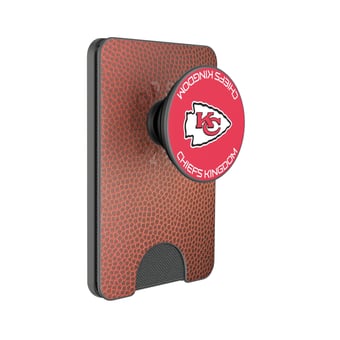 Keyscaper Kansas City Chiefs Football PopSockets Magnetic Wallet