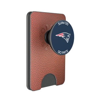 Keyscaper New England Patriots Football PopSockets Magnetic Wallet