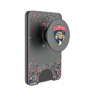 Keyscaper Florida Panthers Confetti PopSockets Magnetic Wallet