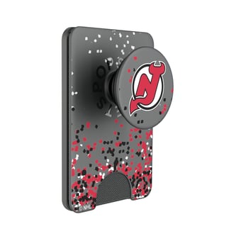 Keyscaper New Jersey Devils Confetti PopSockets Magnetic Wallet