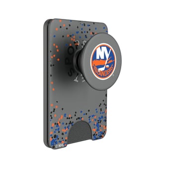 Keyscaper New York Islanders Confetti PopSockets Magnetic Wallet