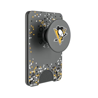 Keyscaper Pittsburgh Penguins Confetti PopSockets Magnetic Wallet