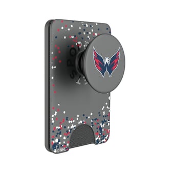 Keyscaper Washington Capitals Confetti PopSockets Magnetic Wallet