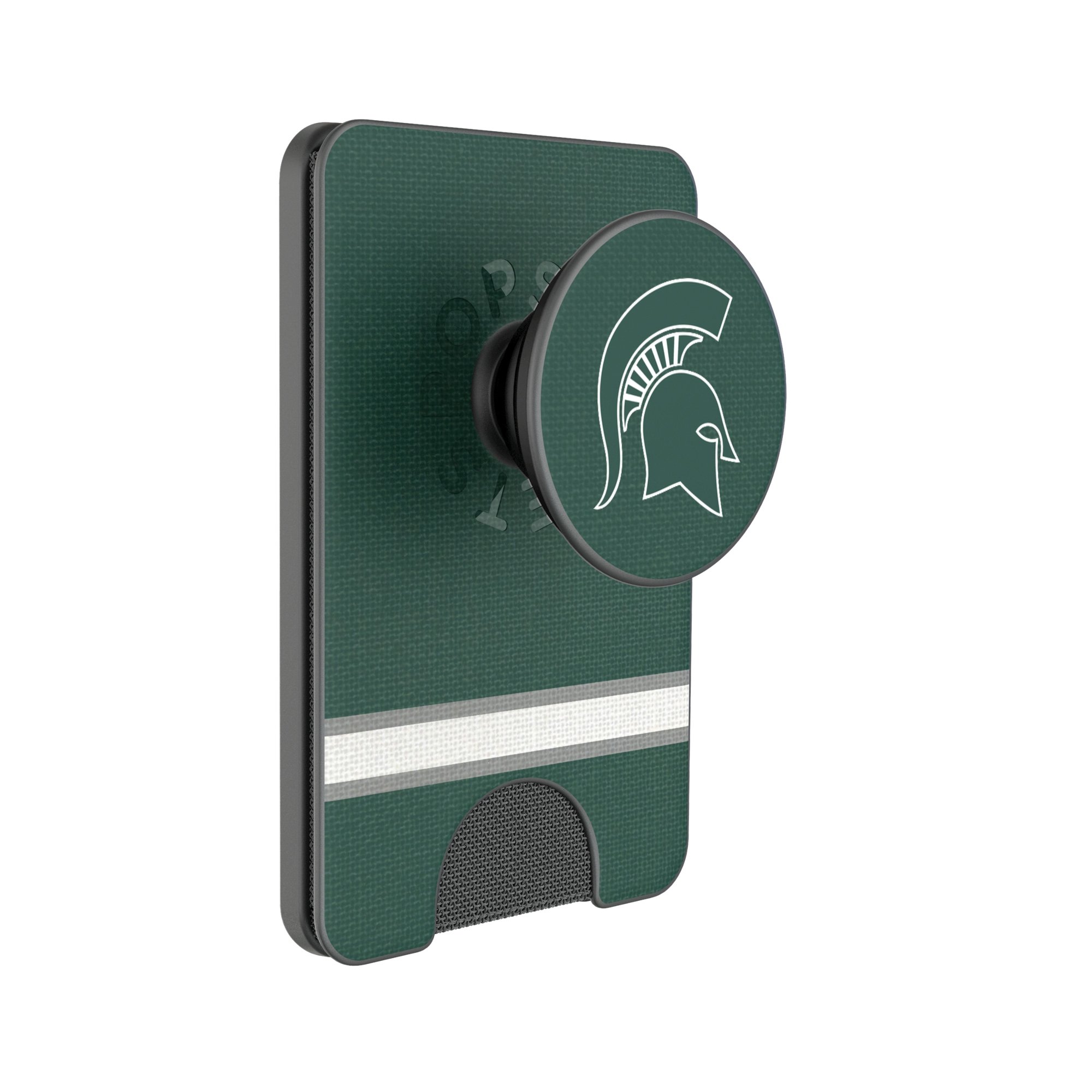 Keyscaper Michigan State Spartans Stripe PopSockets Magnetic Wallet