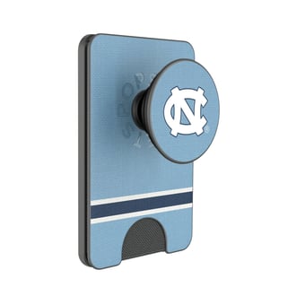 Keyscaper North Carolina Tar Heels Stripe PopSockets Magnetic Wallet