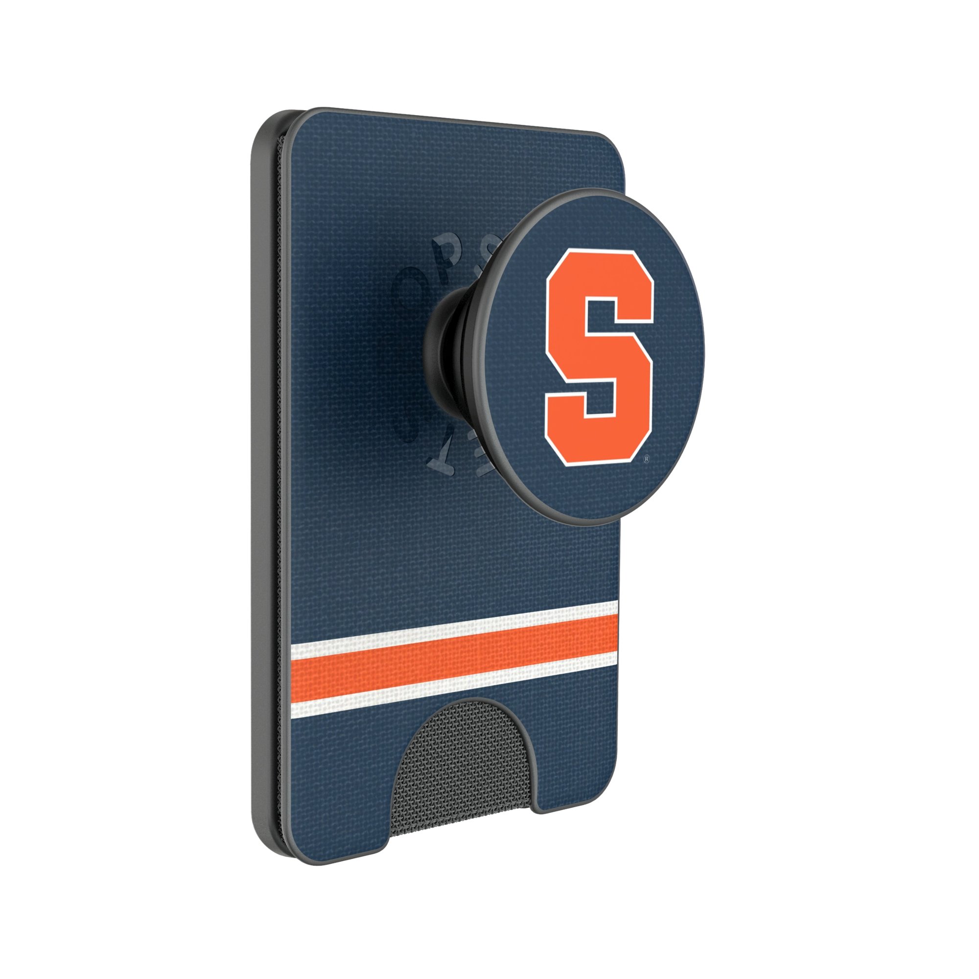 Keyscaper Syracuse Orange Stripe PopSockets Magnetic Wallet
