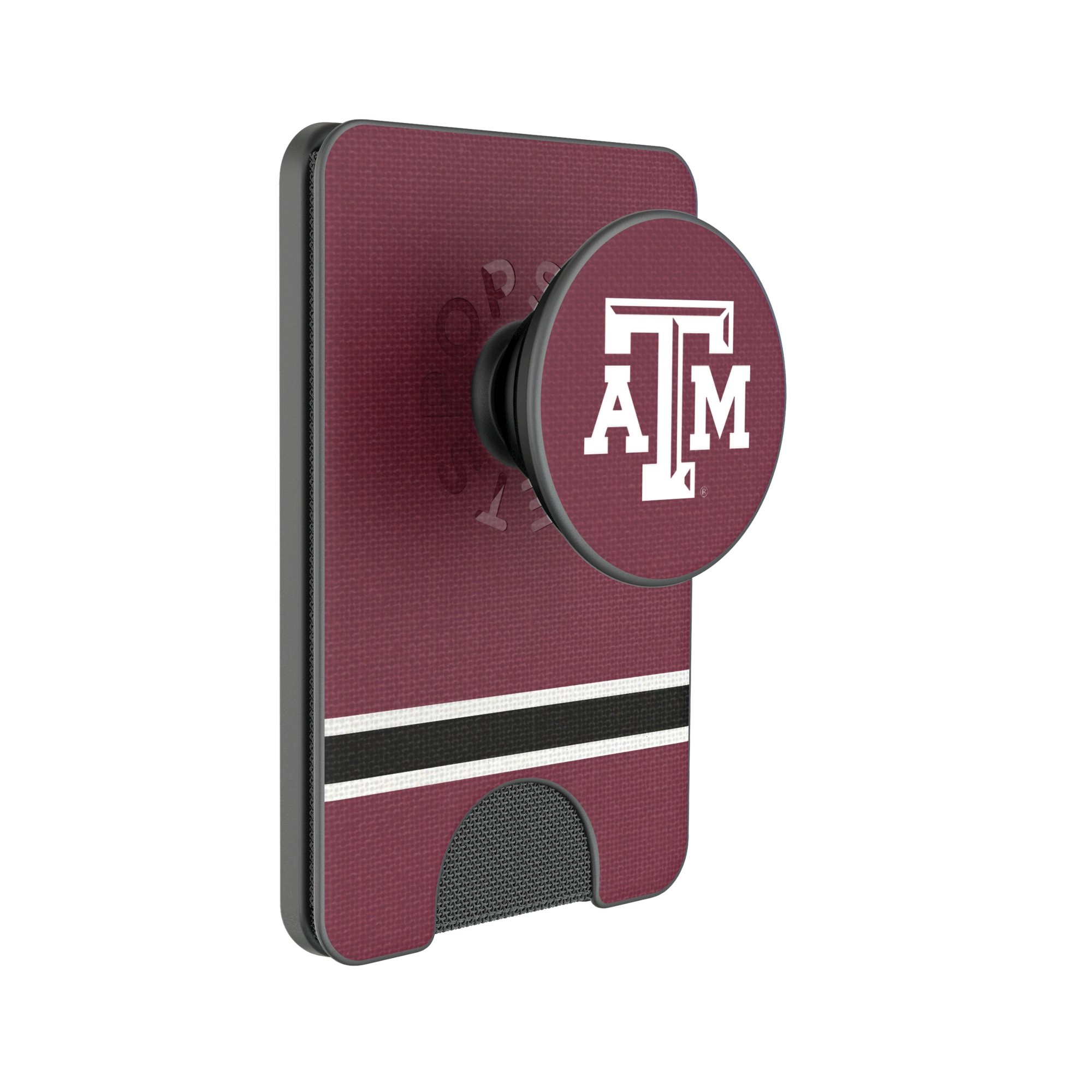 Keyscaper Texas A&M Aggies Stripe PopSockets Magnetic Wallet