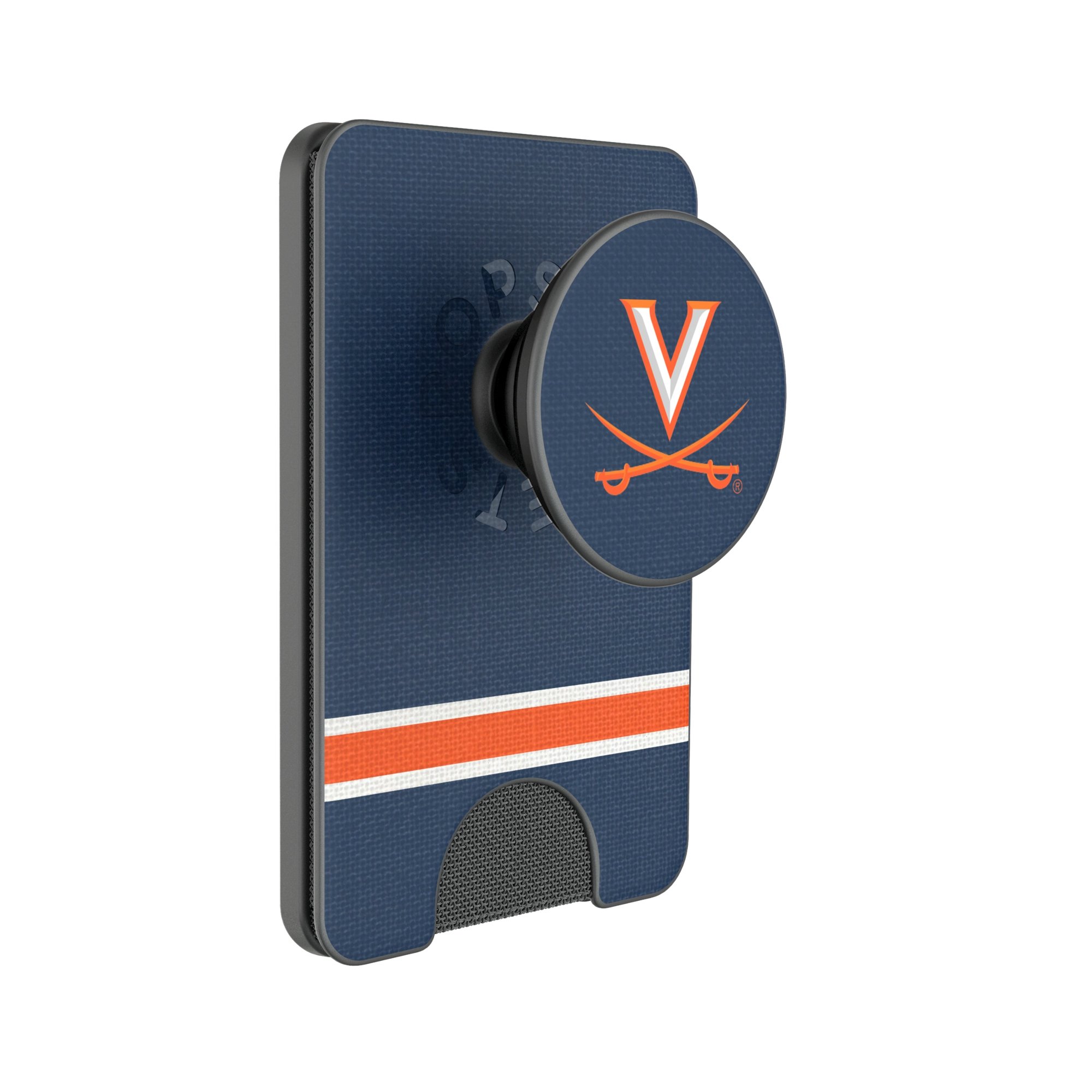 Keyscaper Virginia Cavaliers Stripe PopSockets Magnetic Wallet