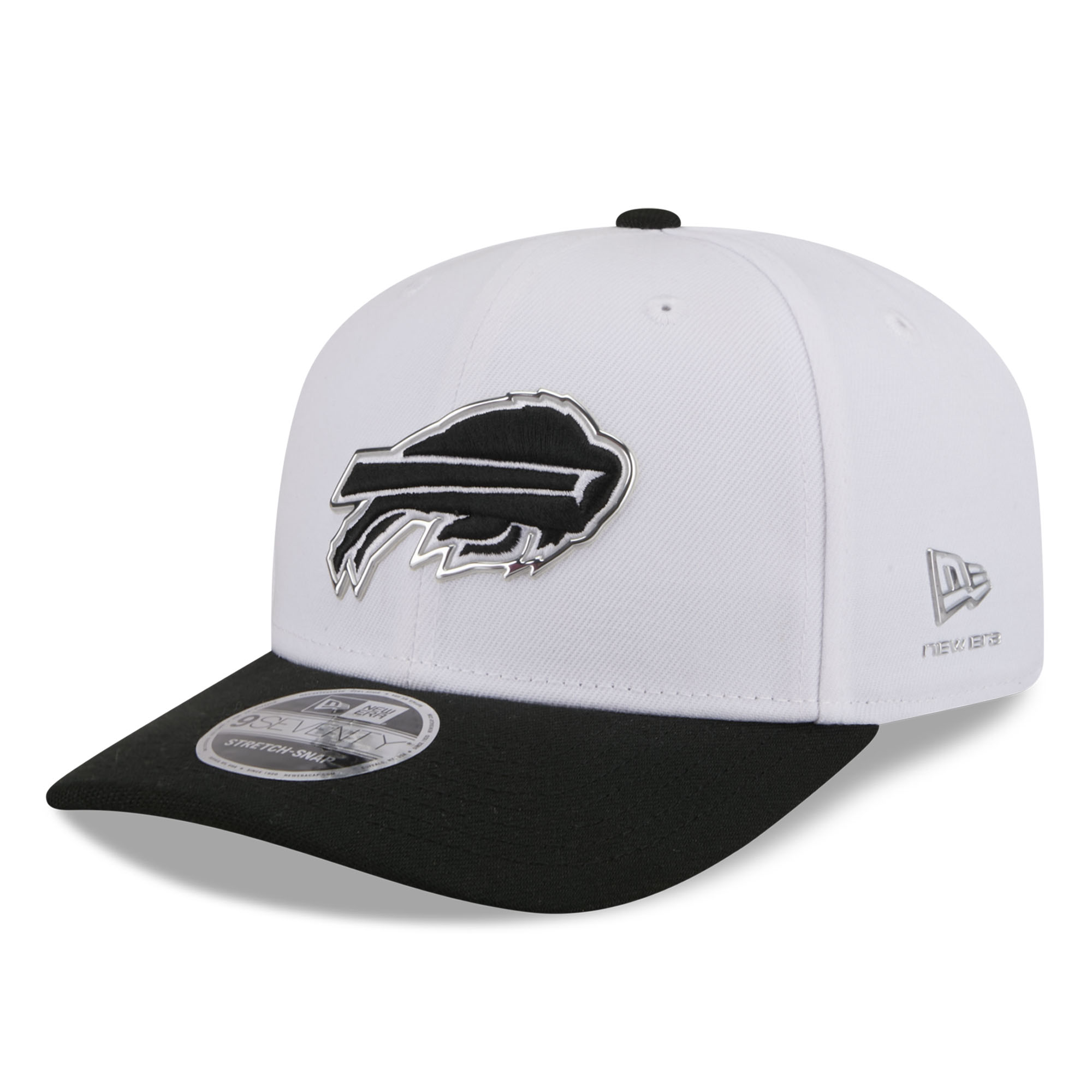 Men's New Era  White Buffalo Bills 9SEVENTY Adjustable Hat