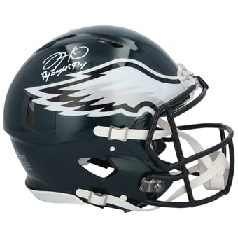 "Jalen Hurts Philadelphia Eagles Autographed Riddell Speed Authentic Helmet with ""Fly Eagles Fly"" Inscription"