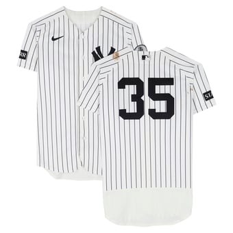 Cody Bellinger New York Yankees Game-Used #35 White Pinstripe Jersey vs. New York Mets on September 13, 2026