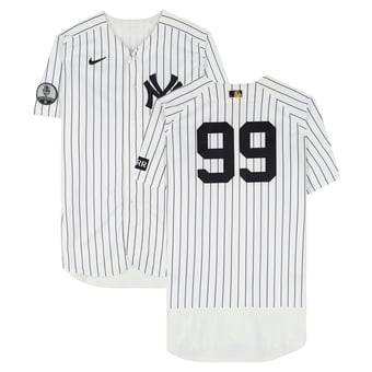 Aaron Judge New York Yankees Game-Used #99 White Pinstripe Jersey vs. New York Mets on September 13, 2026