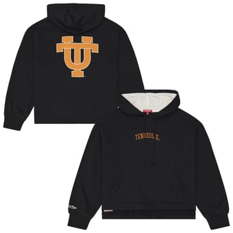 Women's Mitchell & Ness Black Tennessee Volunteers Retro Roots Pullover Hoodie