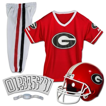 Youth Franklin Sports Georgia Bulldogs NCAA Deluxe Uniform Set