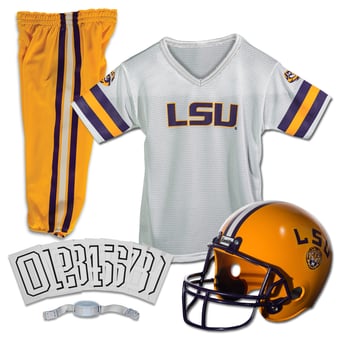 Youth Franklin Sports LSU Tigers NCAA Deluxe Uniform Set