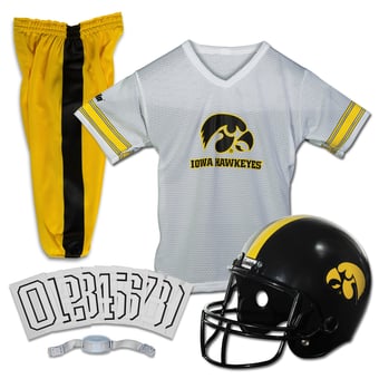 Youth Franklin Sports Iowa Hawkeyes NCAA Deluxe Uniform Set