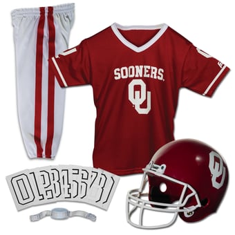 Youth Franklin Sports Oklahoma Sooners NCAA Deluxe Uniform Set